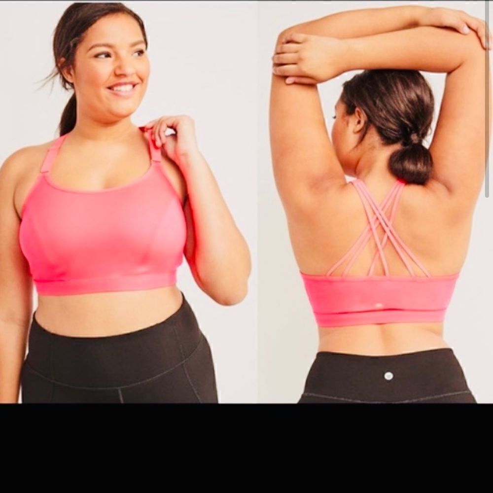 LIVI Active Low Impact Wicking Sports Athletic Bra 16 Bright Pink